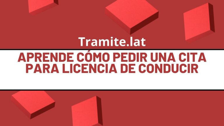 Aprende Cómo Pedir Una Cita Para Licencia De Conducir en México 🤗 【 Lo