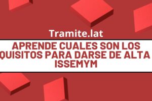 Aprende Cuales Son Los Requisitos Para Darse De Alta En Issemym