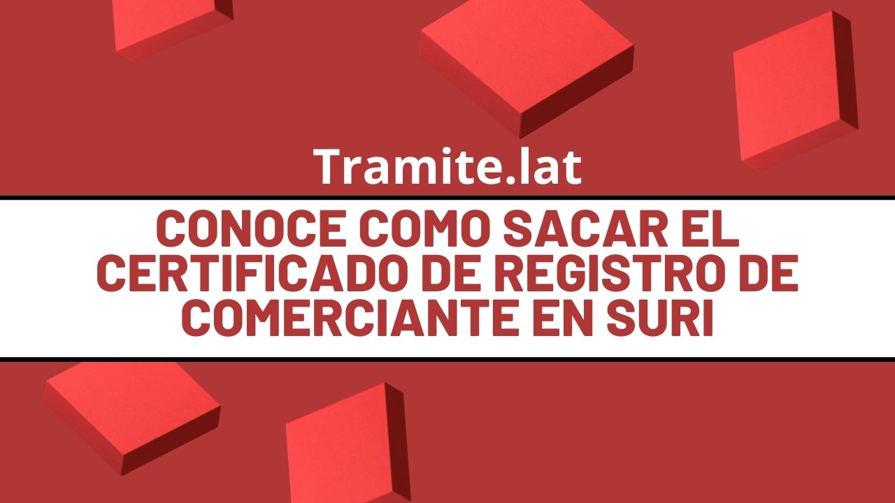 Conoce Como Sacar El Certificado De Registro De Comerciante En SURI 🤗 ...