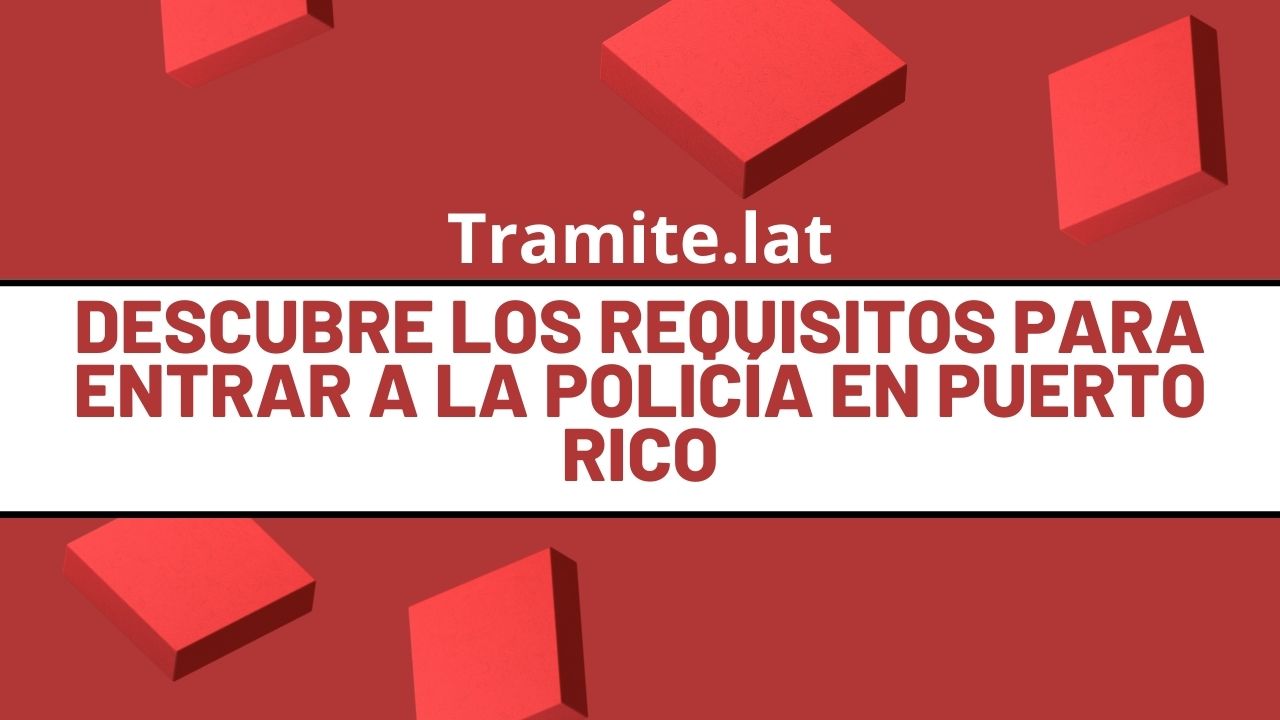 Descubre Los Requisitos Para Entrar A La Policía En Puerto Rico