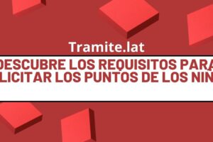 Descubre Los Requisitos Para Solicitar Los Puntos De Los Niños