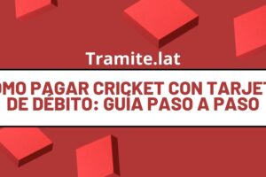 Cómo pagar Cricket con tarjeta de débito: Guía paso a paso